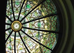 [photo, Tiffany skylight, Miller Senate Office Building, 11 Bladen St., Annapolis, Maryland]