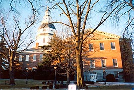 [photo, State House (from Maryland Ave.), Annapolis, Maryland]