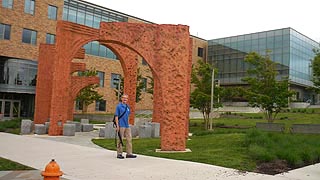 [photo, Performing Arts and Humanities Building, University of Maryland Baltimore County, Catonsville, Maryland]