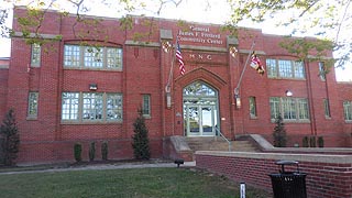 [photo, Caroline County Dept. of Recreation & Parks, Gen. James F. Fretterd Community Center, 107 South 4th St., Denton, Maryland]