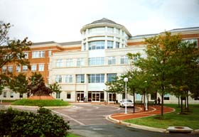 [photo, Prince George's County Courthouse, Marbury Wing (left side of building), Upper Marlboro, Maryland]